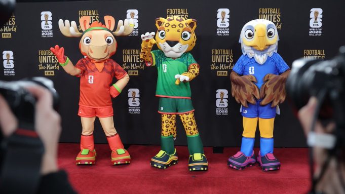 Las mascotas de la Copa del Mundo 2026.