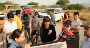 Avanza en modernización del Bosque Urbano La Sauceda Paulina Ocaña supervisó el recorrido en La Sauceda