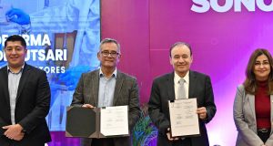 Durazo firma acuerdos estratégicos para el desarrollo tecnológico El gobernador Alfonso Durazo Montaño firmó tres acuerdos clave para fortalecer el desarrollo económico y tecnológico de Sonora.