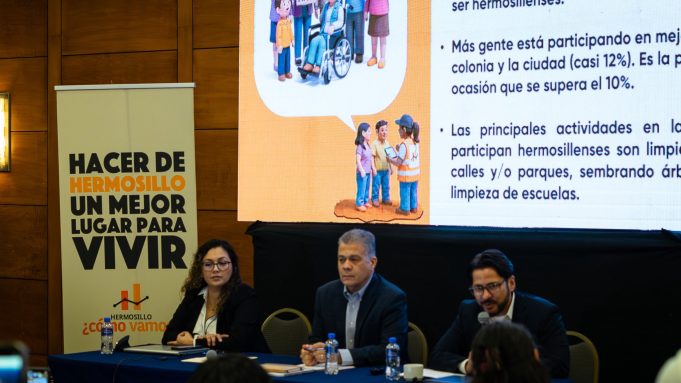 La asociación ciudadana Hermosillo ¿cómo vamos? (HCV) presentó los resultados de la encuesta de percepción ciudadana 2025.