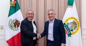 Pancho Vázquez destaca compromiso de trabajadores públicos El asesor de la ministra Yasmín Esquivel, Francisco “Pancho” Vázquez, sostuvo un encuentro con el dirigente nacional de la FSTSE, Marco Antonio García Ayala