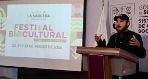 Presentan primer Festival Biocultural en La Sauceda El director de la dependencia, Jesús Madrid del Río, anunció la realización del primer Festival Biocultural del 20 al 22 de marzo.